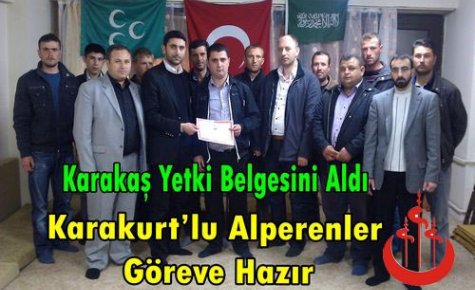 Karakurt'lu Alperenler Yetkiyi Aldı