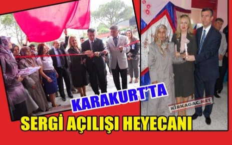 KARAKURT'TA SERGİ AÇILIŞI HEYECANI