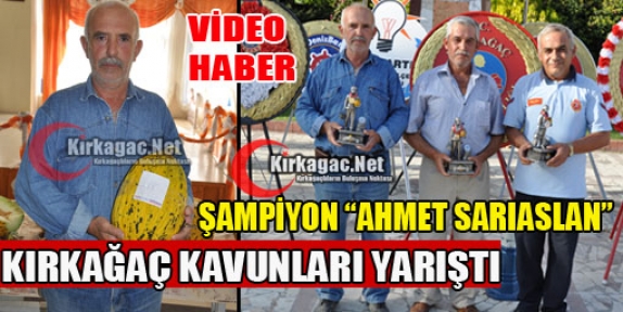 KAVUN YARIŞMASINDA ŞAMPİYON AHMET SARIASLAN(VİDEO)