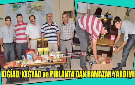 KIGİAD, KEGYAD ve PIRLANTA'DAN YARDIM