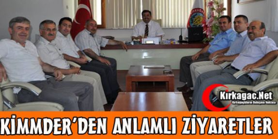 KİMMDER'DEN ANLAMLI ZİYARETLER