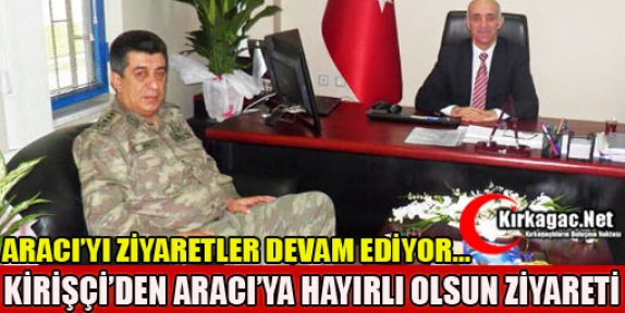 KİRİŞÇİ’DEN ARACI’YA HAYIRLI OLSUN ZİYARETİ