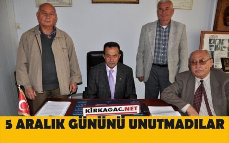 KIRKAĞAÇ ADD, 5 ARALIK'I UNUTMADI