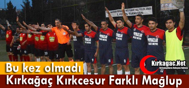 KIRKAĞAÇ ADLİYESİ KIRKCESUR'UN GÜCÜ YETMEDİ 3-0