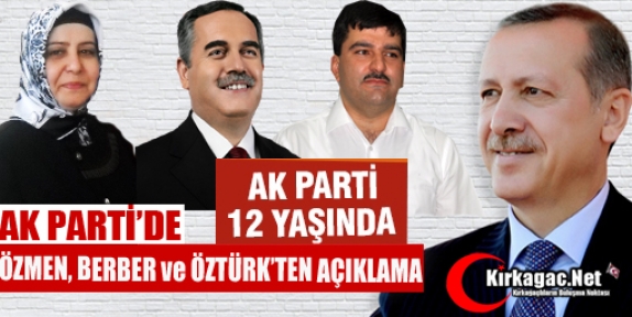 KIRKAĞAÇ AK PARTİ'DE 12.YIL SEVİNCİ