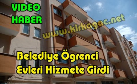 Kırkağaç Belediyesi Öğrenci Evleri Hizmete Girdi