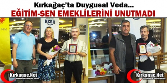 KIRKAĞAÇ EĞİTİM-SEN EMEKLİLERİNİ UNUTMADI