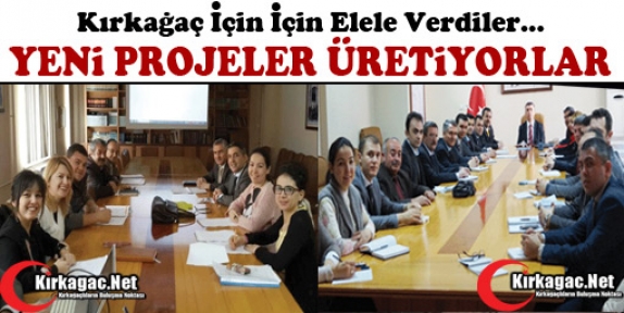 KIRKAĞAÇ İÇİN YENİ PROJELER ÜRETİYORLAR