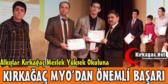 Kırkağaç MYO'dan Önemli Bir Başarı