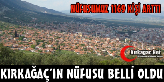 KIRKAĞAÇ NÜFUSU BELLİ OLDU