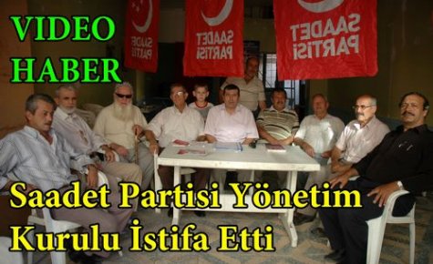 Kırkağaç Saadet Partisin'de Şok İstifalar(VİDEO) 