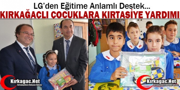 KIRKAĞAÇ ve SOMALI ÇOCUKLARA KIRTASİYE YARDIMI