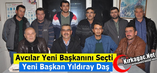 KIRKAĞAÇLI AVCILAR BAŞKANINI SEÇTİ