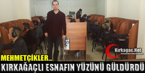 KIRKAĞAÇLI ESNAFIN YÜZÜ GÜLDÜ