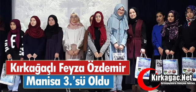 KIRKAĞAÇLI FEYZA ÖZDEMİR MANİSA 3.SÜ