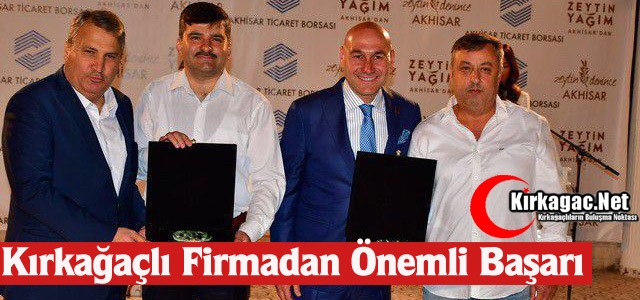 KIRKAĞAÇLI FİRMADAN BÜYÜK BAŞARI