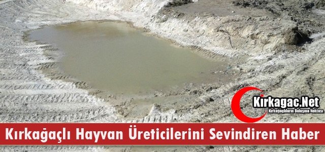 KIRKAĞAÇLI HAYVAN ÜRETİCİLERİNİ SEVİNDİRECEK ÇALIŞMA