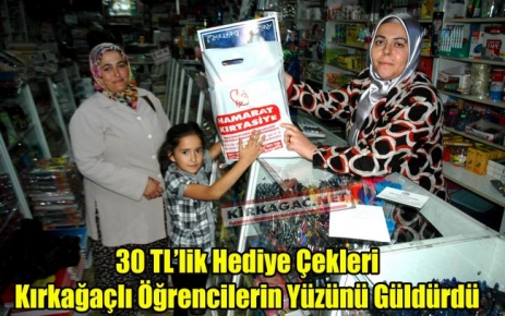 Kırkağaçlı Öğrencilerin Yüzü Güldü