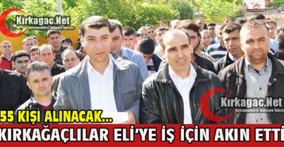 KIRKAĞAÇLILAR ELİ'YE AKIN ETTİ