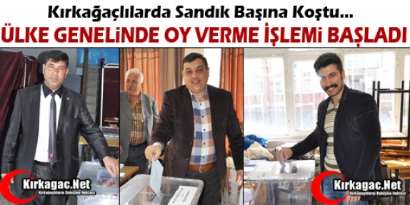 KIRKAĞAÇLILAR SANDIK BAŞINA AKIN ETTİ