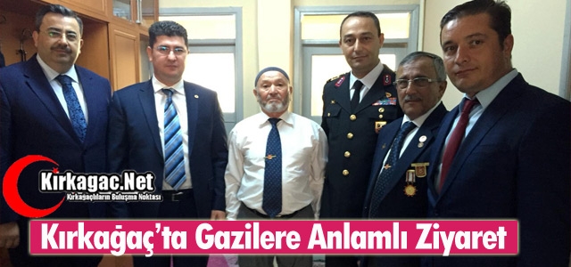 KIRKAĞAÇ’TA GAZİLERE ANLAMLI ZİYARET