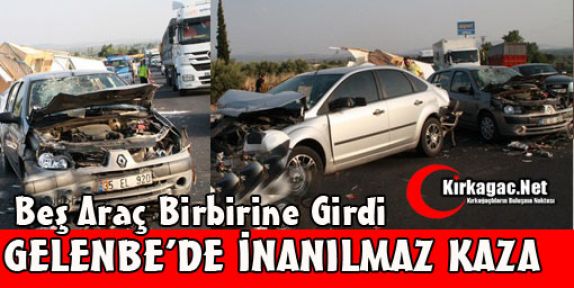 KIRKAĞAÇ'TA İNANILMAZ KAZA