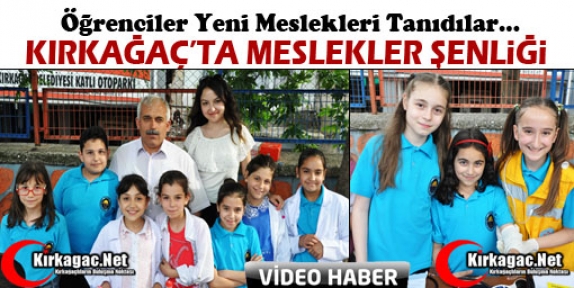 KIRKAĞAÇ’TA MESLEKLER ŞENLİĞİ ETKİNLİĞİ(VİDEO)