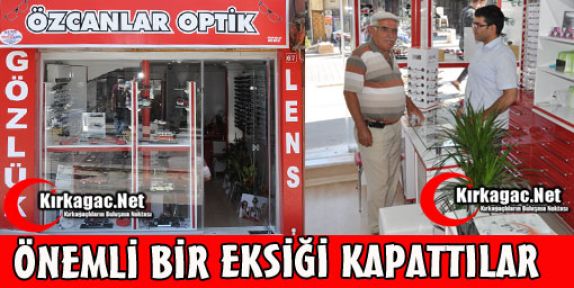 KIRKAĞAÇ'TA ÖNEMLİ BİR EKSİĞİ KAPATTILAR