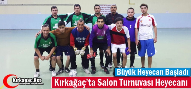 KIRKAĞAÇ'TA SALON TURNUVASI HEYECANI BAŞLADI