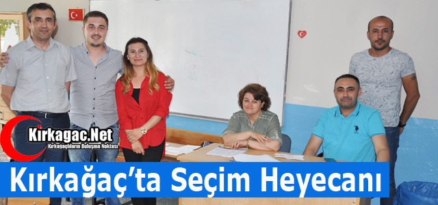 KIRKAĞAÇ'TA SEÇİM HEYECANI