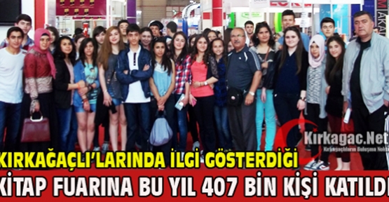 KİTAP FUARINI 407 BİN KİŞİ ZİYARET ETTİ