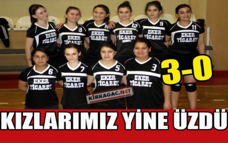 KIZLARIMIZ YİNE ÜZDÜ 3-0