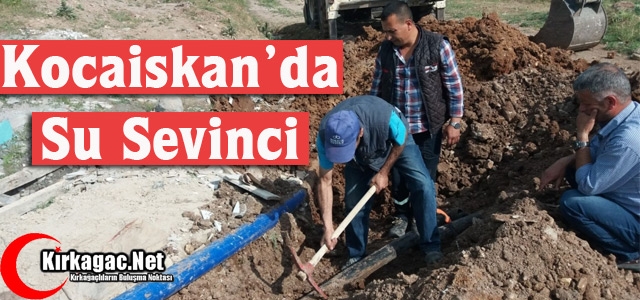 KOCAİSKAN'DA SU SEVİNCİ