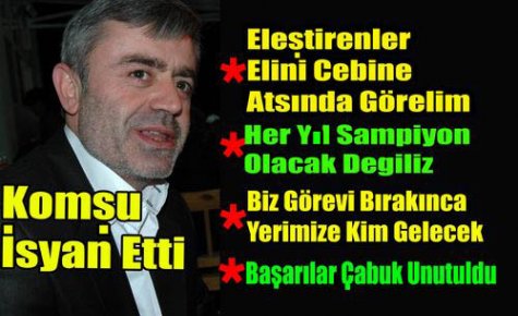 KOMŞU İSYAN ETTİ “BIRAKIYORUM“