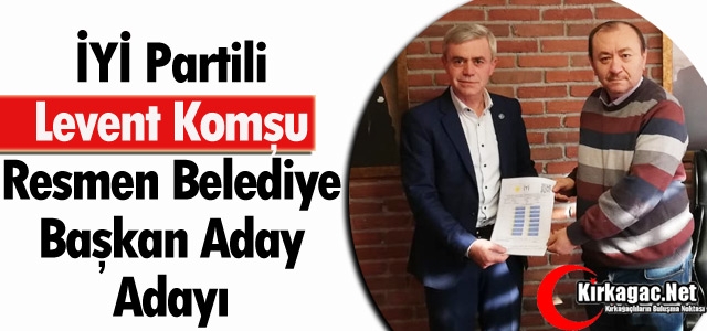 KOMŞU RESMEN BELEDİYE BAŞKAN ADAY ADAYI