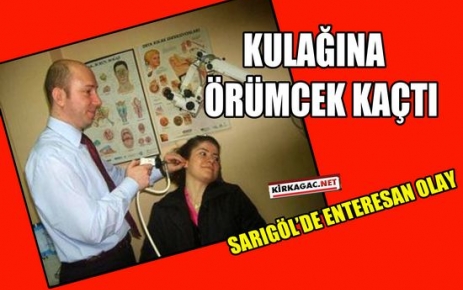 KULAĞINA ÖRÜMCEK KAÇTI