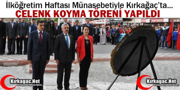 KUTLAMALAR ÇELENK KOYMA TÖRENİ İLE BAŞLADI