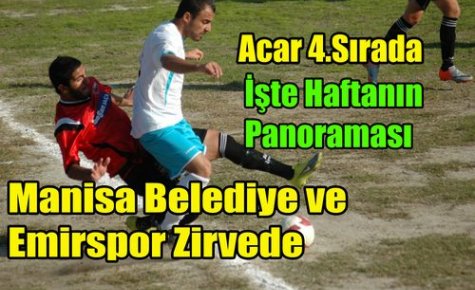 Manisa Belediye ve Emirspor Zirvede