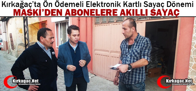 MASKİ'DEN ABONELERE AKILLI SAYAÇ