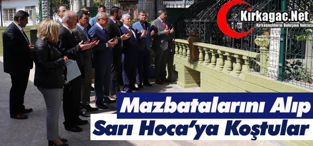 MAZBATALARINI ALIP SARI HOCA'YA KOŞTULAR