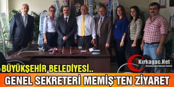 MEMİŞ'TEN HİZMET BİNASINA ZİYARET