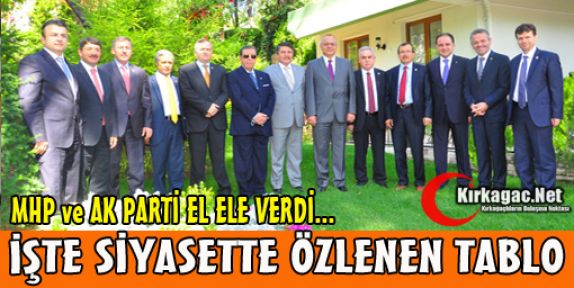 MHP ve AK PARTİ EL ELE VERDİ