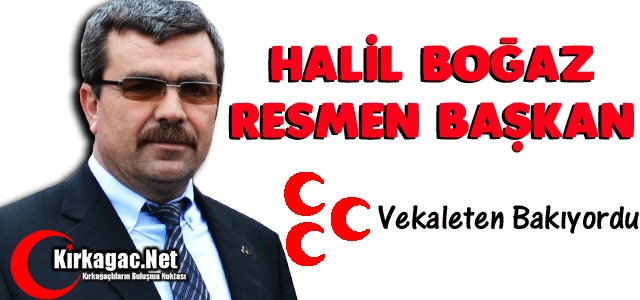 MHP'DE BOĞAZ RESMEN İLÇE BAŞKANI