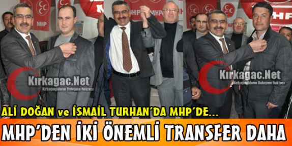 MHP'DEN İKİ ÖNEMLİ TRANSFER DAHA