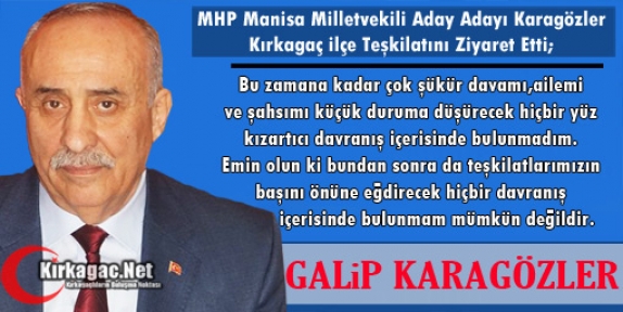 MHP’Lİ KARAGÖZLER KIRKAĞAÇ TEŞKİLATINI ZİYARET ETTİ