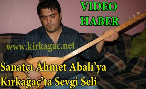 Şarkıcı Ahmet Abalı'ya Kırkağaç'ta Sevgi Seli(VİDEO)