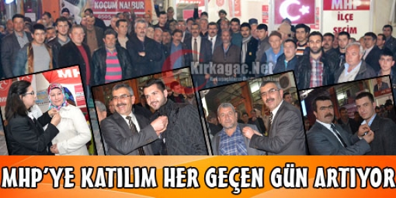 MHP'YE İLGİ HER GEÇEN GÜN ARTIYOR