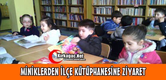 Miniklerden Kütüphane'ye Ziyaret