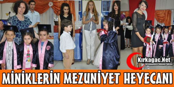 MİNİKLERİN MEZUNİYET HEYECANI