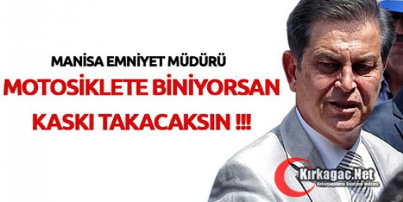 MOTOSİKLETE BİNİYORSAN KASKI TAKACAKSIN